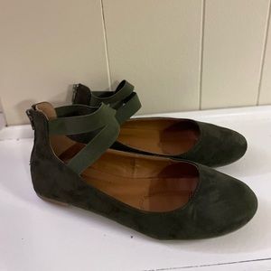 Bella Marie suede flats